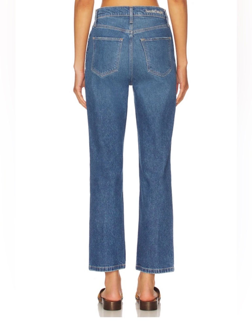 Favorite Daughter THE VALENTINA SUPER HIGH RISE STRAIGHT in Essex size 26 - Picture 3 of 13